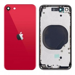 Back Cover With Frame Apple Iphone SE 2nd Red