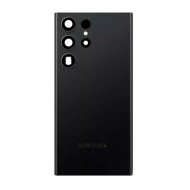 Tapa Trasera Samsung Galaxy S23 Ultra/S918 Negro Con Lente De Cámara