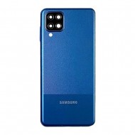 Tapa Trasera Samsung Galaxy A12/A127 Azul Con Lente De Cámara