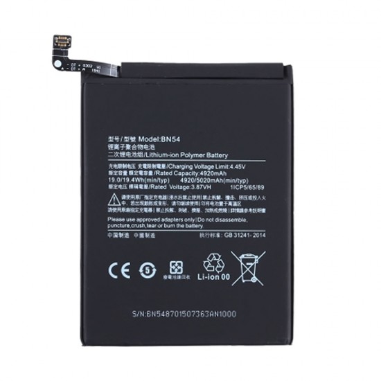 Battery Xiaomi Note 9 / Bn54 5000mah
