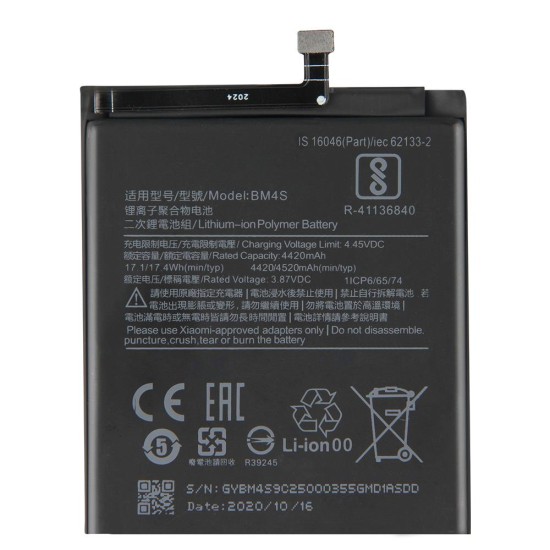 Bateria Xiaomi Redmi 10x 5g/Redmi 10x Pro 5g 4520mah 3.87v Bm4s