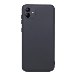 Funda De Silicona Samsung Galaxy A04/A045f Negro Con Protector De Cámara Robusta