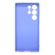 Capa Silicone Gel Samsung Galaxy S23 Ultra Azul Com Protetor De Câmera 3d