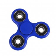 Fidget Spinner En Metal Azul