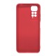 Funda De Gel De Silicona Xiaomi Redmi Note 11/11s Rojo Con Protector De Cámara 3D