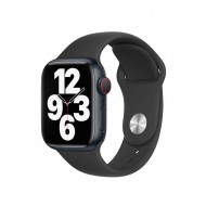 Correa De Silicona New Science Apple Watch 42mm/44mm/45mm/49mm Negra