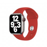 Correa De Silicona New Science Apple Watch 42mm/44mm/45mm/49mm Roja