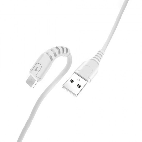 Cable De Datos WUW X166 Blanco 2A 1m Para Micro USB