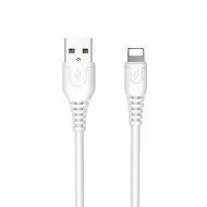 Cabo De Dados Wuw X166 Branco 2a 1m Para Iphone