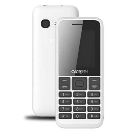 Teléfono Alcatel 1068D Blanco 1.8" Dual Sim