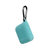 Capa De Silicone Para Caixa De Airpods Oem Type 2 Verde Tampa À Prova De Poeira