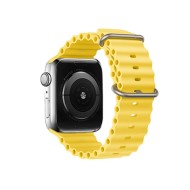Pulseira Oem Apple Watch 42mm/44mm/45mm/49mm Amarelo Silicone