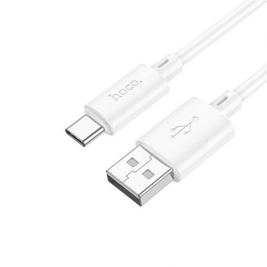 Cable De Datos USB Tipo C Hoco X88 Blanco 3.0A 1m