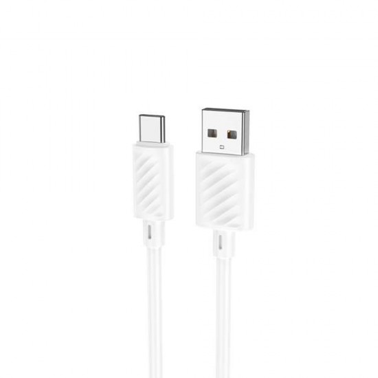 Cable De Datos USB Tipo C Hoco X88 Blanco 3.0A 1m