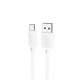 Cable De Datos USB Tipo C Hoco X88 Blanco 3.0A 1m