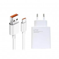 Carregador 240v Xiaomi Mdy-12-Es Branco 67w Usb Para Tipo-C