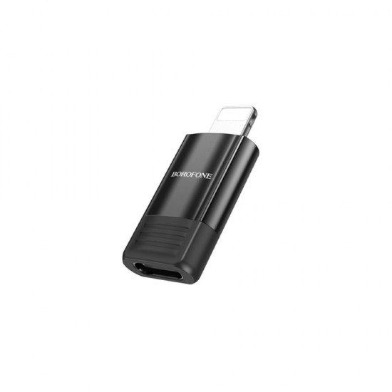 Borofone BV18 Black 2A 5V Lightning To USB-C Adapter