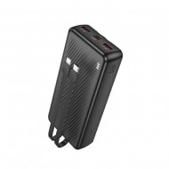 Borofone BJ57A Black 20000mAh Input Micro/Usb And Usb-C/Output Usb-C And Lightning Power Bank