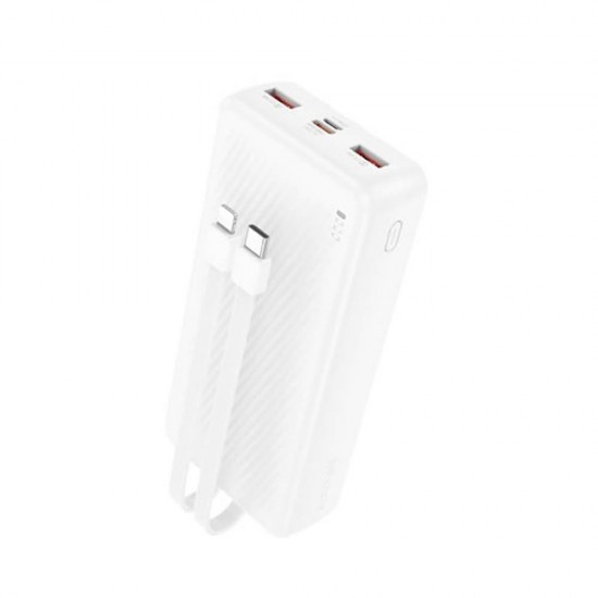 Power Bank Borofone BJ57A Blanco 20000mAh Micro/Usb Y Usb-C/Output Usb-C Y Lightning