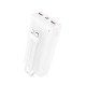 Power Bank Borofone BJ57A Blanco 20000mAh Micro/Usb Y Usb-C/Output Usb-C Y Lightning