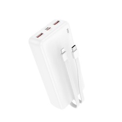 Power Bank Borofone Bj57a Branco 20000mah Input Micro/Usb E Usb-C/Output Usb-C E Lightning