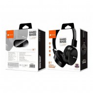 Auscultador Deepbass R7 Negro Wireless/Hard Bass/TF Card/AUX Mode