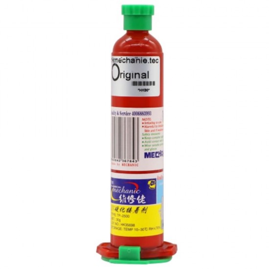 Cola Óptica Adesiva Oem Mechanic Uv Lens Glue Tp-2500 30g