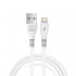 Cable De Datos WUW X195 Blanco 2.4A 1m Para Iphone