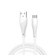 Cabo De Dados Wuw X196 Branco 2.4a 1m Usb Para Micro