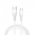 Cable De Datos USB WUW X196 Blanco 2.4A 1m Para Tipo C