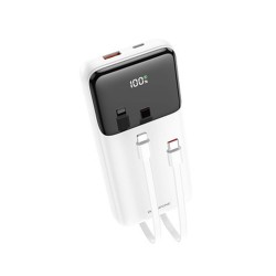 Borofone BJ22A White 20000mAh Dual Port USB And Type-C Power Bank