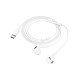 Auricular Borofone BM71 Blanco 1.2m Stereo Para Type-C