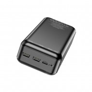 Borofone BJ27B Black 30000mAh 2 Input Micro And Type-C/2 USB Output Power Bank