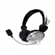 Auricular New Science N12 Plata 3.5mm Con Microfono Gaming