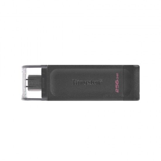 Pendrive Kingston 256gb Preto Data Traveler 70 3.2 Usb-C