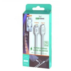 New Science NS-115 White 20W 3.0A 1m USB Type-C To Lightning Data Cable