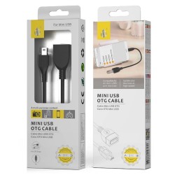 One Plus AS103 Black For Mini USB OTG Cable