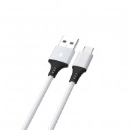 Cable De Datos One Plus B6242 USB Tipo C Blanco 3.4A 1m