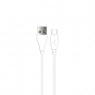 Cabo De Dados Usb Tipo C New Science U-02 Branco 5.0a 2m