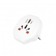 Adaptador Internacional New Science Sld-Wl-09 Branco 250v 10a