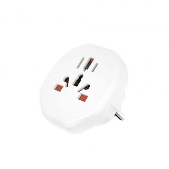 Adaptador Internacional New Science Sld-Wl-09 Branco 250v 10a