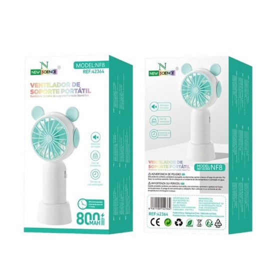 New Science NF8 Green 800mAh Portable Fan