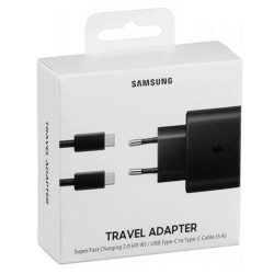 Samsung Super Fast Charger Ep-Ta845 Black 220V 45W Usb Type-C To Type-C