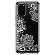 Capa Silicone Dura Com Desenho Samsung Galaxy S20 Plus Transparente Mandala