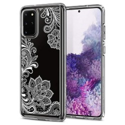 Funda De Silicona Dura Con Deseno Samsung Galaxy S20 Plus Transparente Mandala