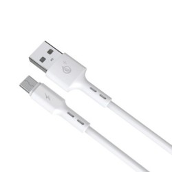 Cable De Datos One Plus B6108 Micro USB Blanco 2.4A 1m