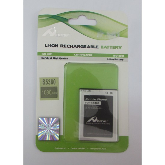 Bateria Samsung S5360 (Home) Eb454357vu 1080mah