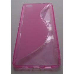 Silicon Cover Case Huawei P8 Lite Pink