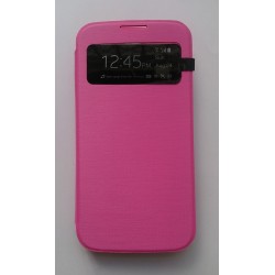 Flip Cover Janela Com Tampa Samsung Galaxy S4 / I9500 Pink