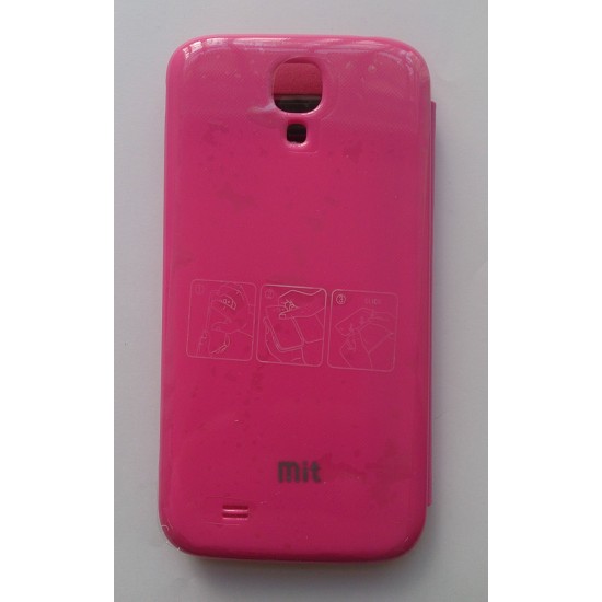 Flip Cover Janela Com Tampa Samsung Galaxy S4 / I9500 Pink